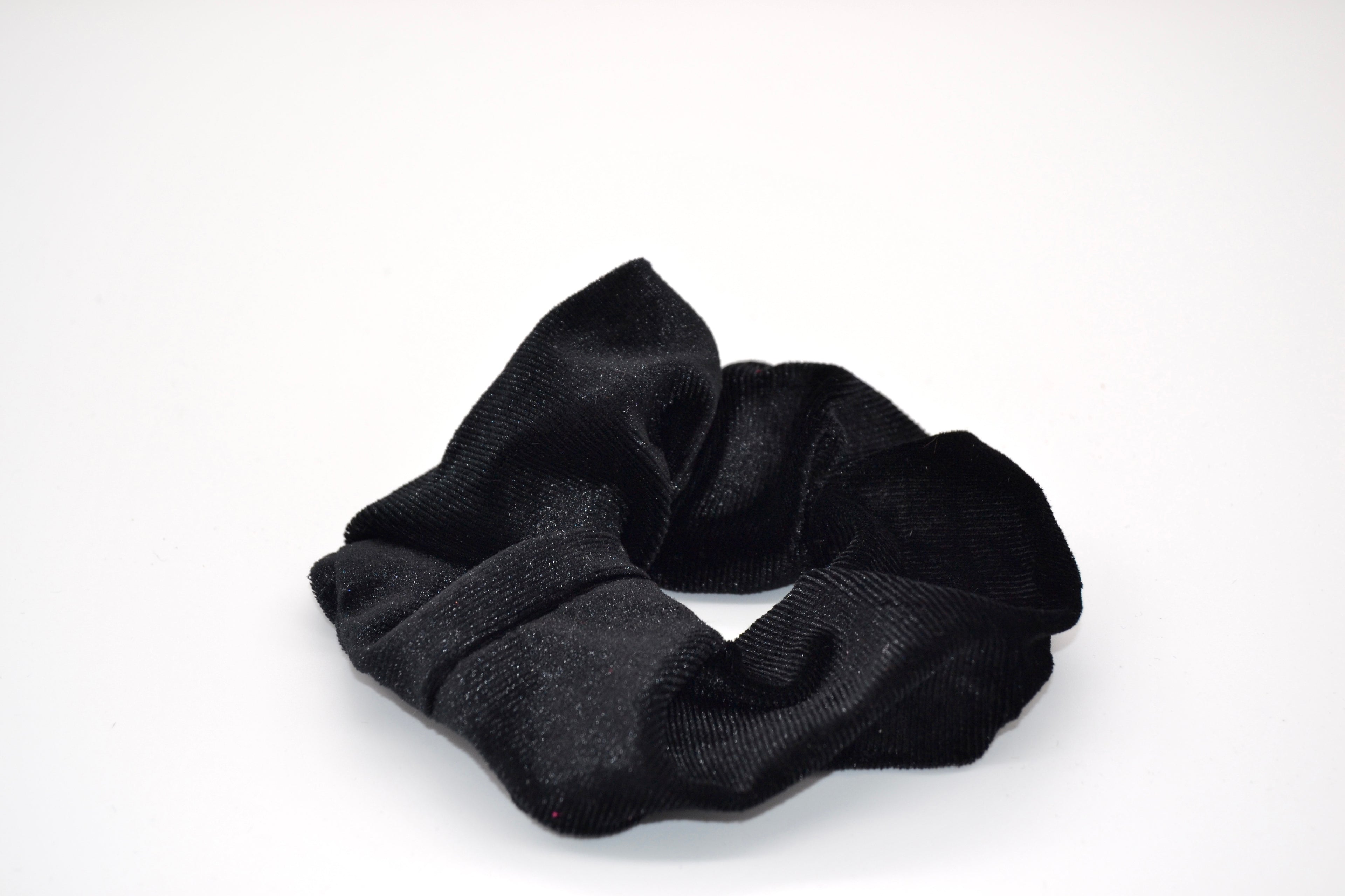 Samt Scrunchie - Black