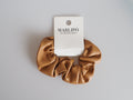 Vegan Leather Scrunchie - Toffe