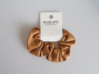 Vegan Leather Scrunchie - Toffe