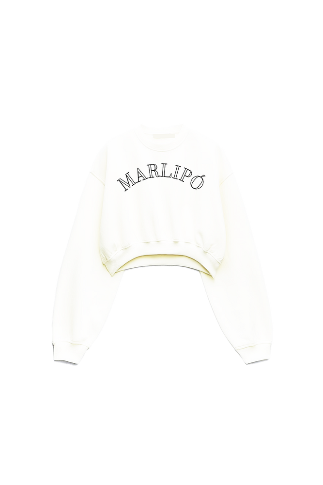 Cropped Crewneck - Off-White