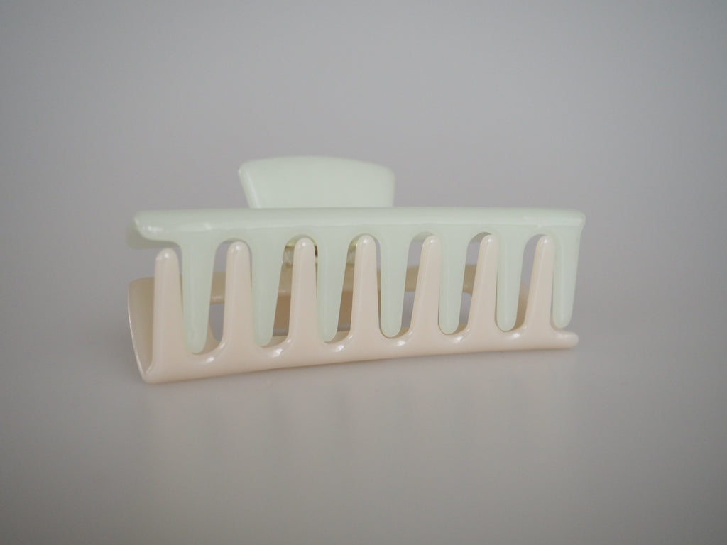 Alamea Große Haarklammer - Bi Color Mint