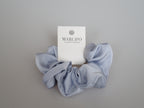 Big Scrunchie - Haargummi aus Seide "Soft Blue"