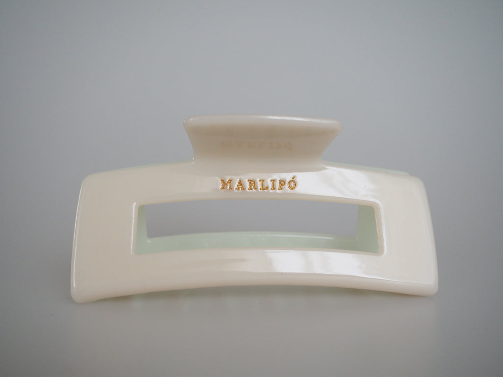 Alamea Große Haarklammer - Bi Color Mint