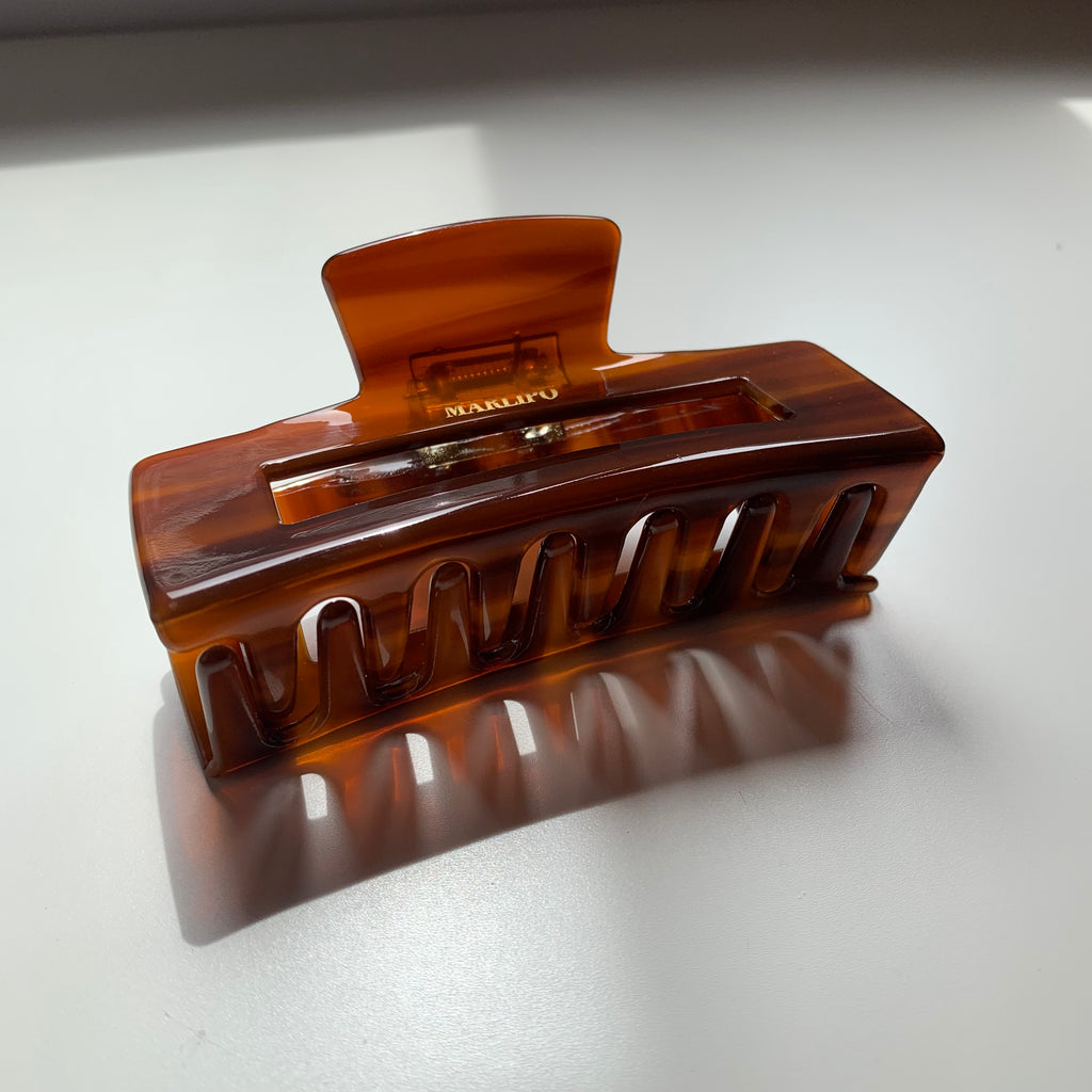 Alamea Große Haarklammer - Espresso