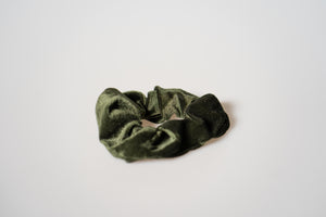 Samt Scrunchie - Dark Green