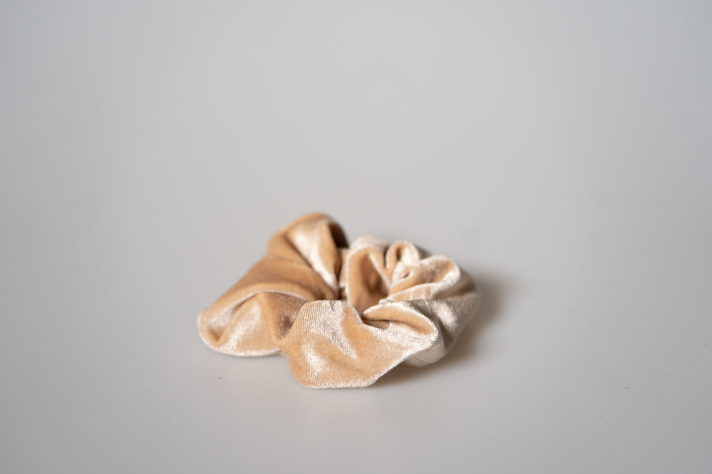 Samt Scrunchie - Cappuccino