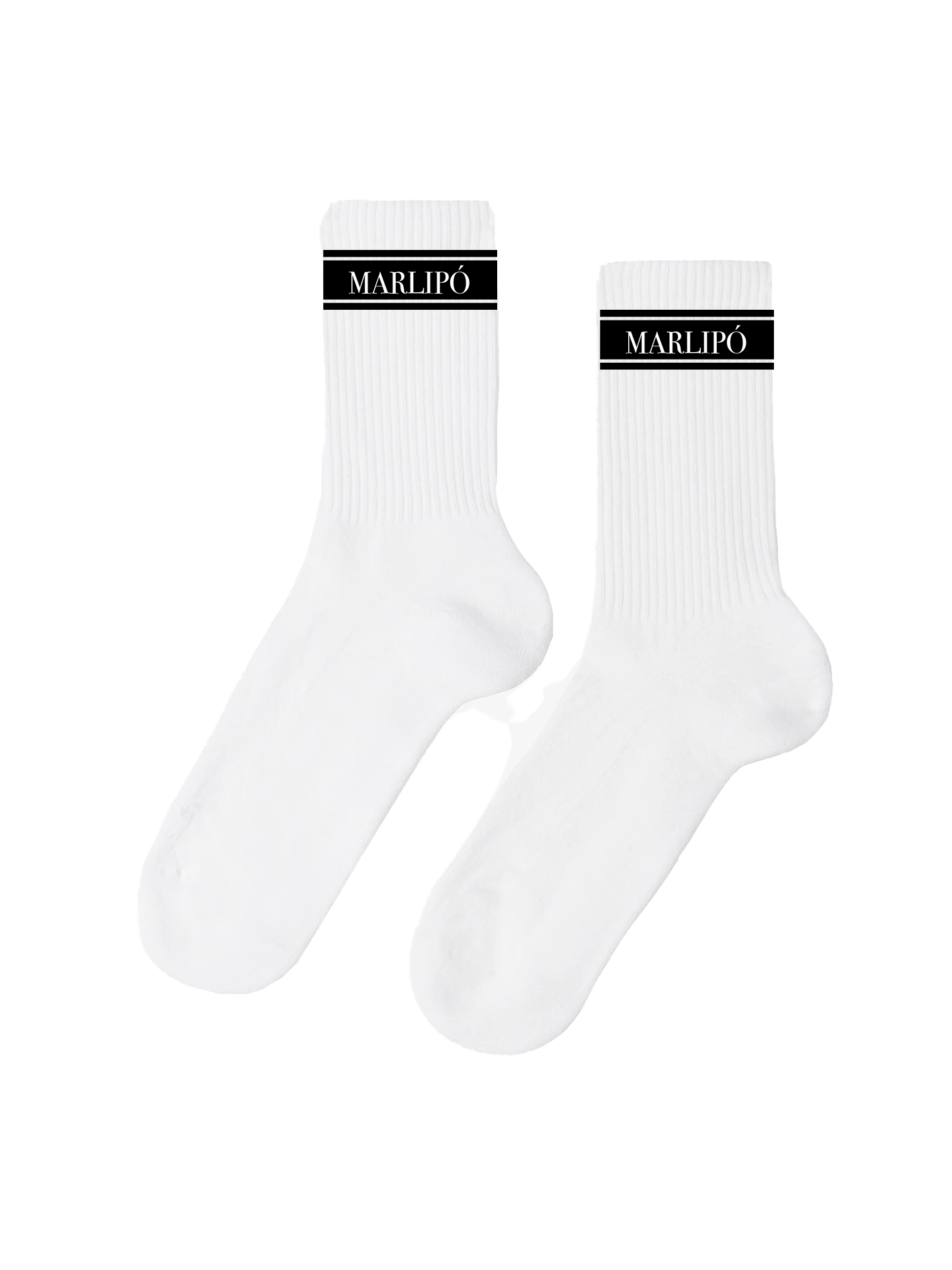 Crew Socks - Black Stripes