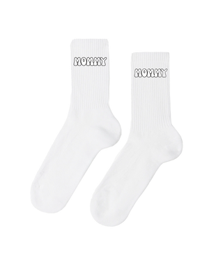 Crew Socks - Mommy Black