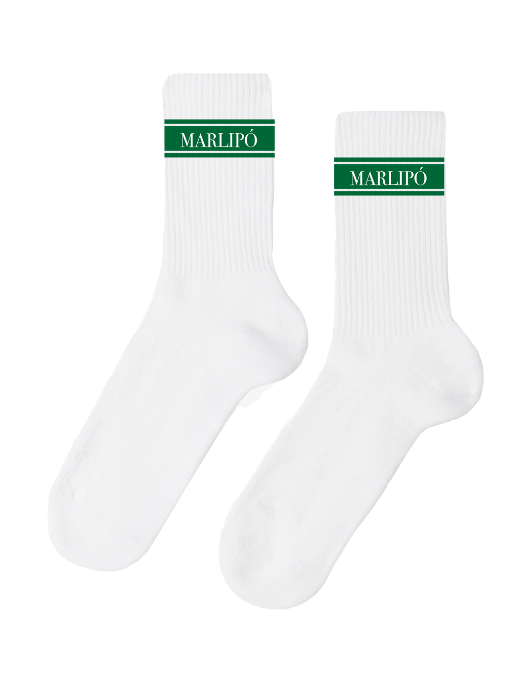 Crew Socks - Green Stripes