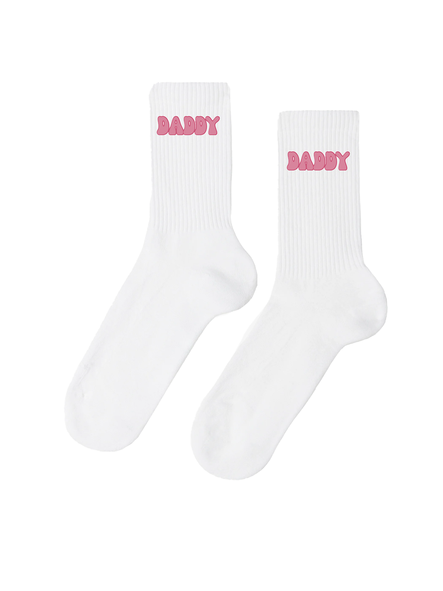 Crew Socks - Daddy Pink