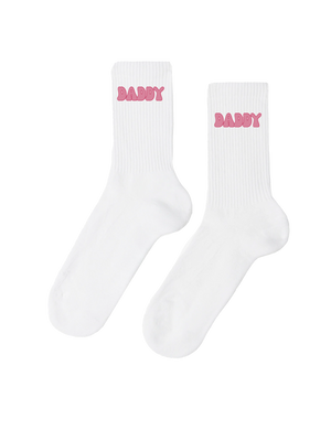 Crew Socks - Daddy Pink
