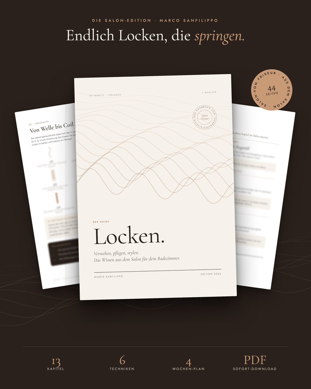 Locken. Der Guide von Marco Sanfilippo – PDF zum Locken pflegen und stylen