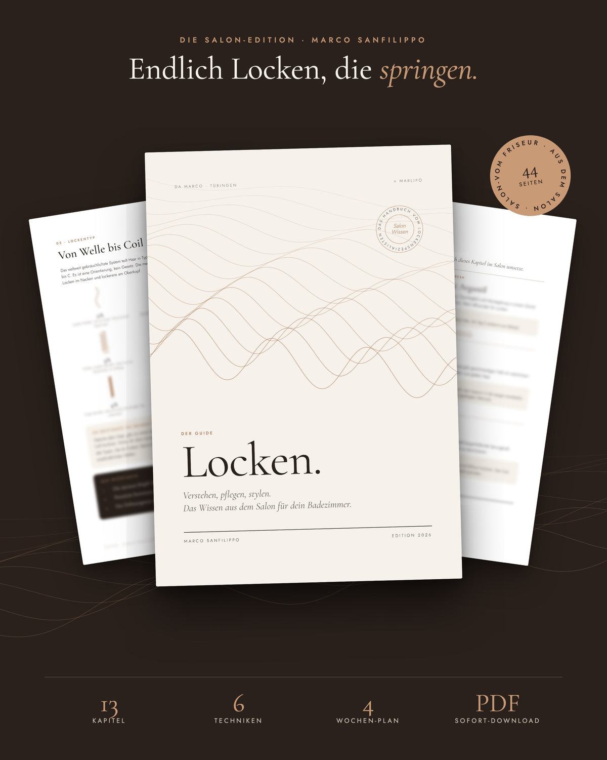 Locken. Der Guide von Marco Sanfilippo – PDF zum Locken pflegen und stylen