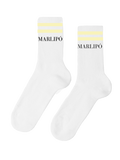 Crew Socks - Light Yellow Stripes