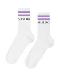 Crew Socks - Lila Stripes