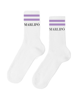 Crew Socks - Lila Stripes