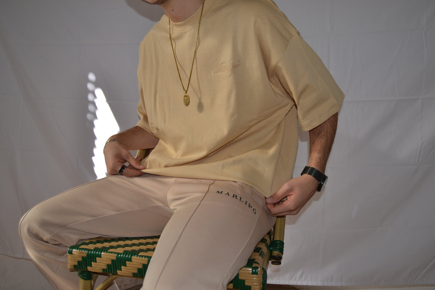 HEAVY OVERSIZE TEE - Beige