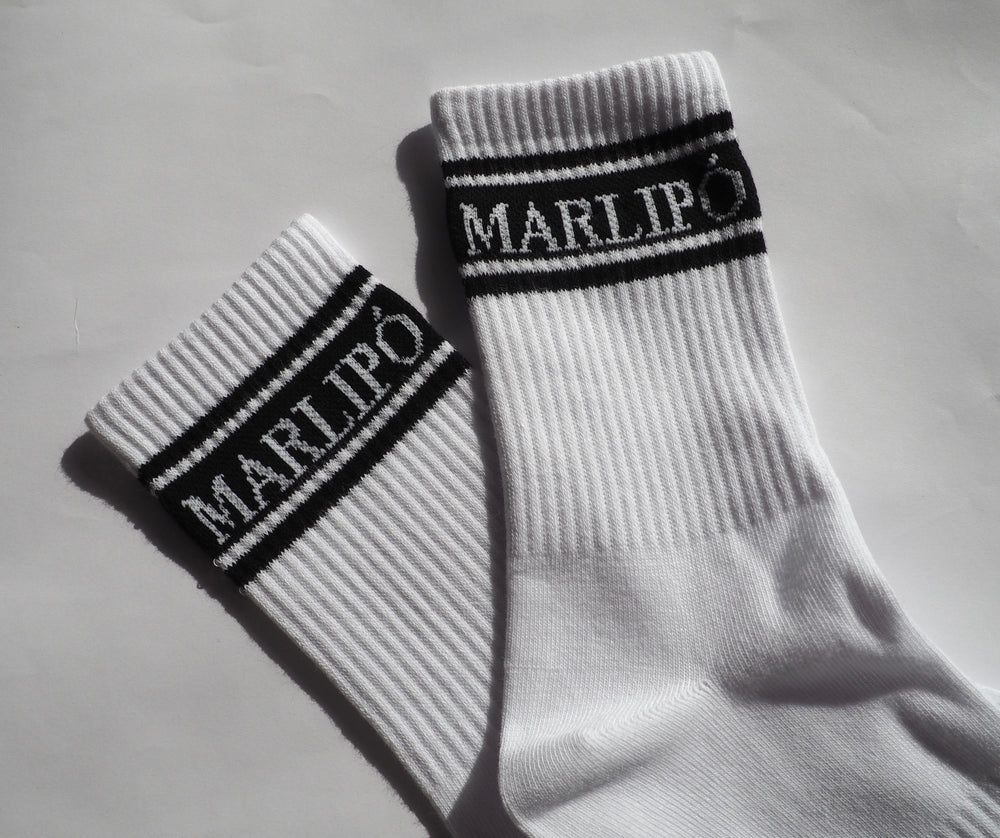 Crew Socks - Black Stripes