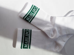 Crew Socks - Green Stripes