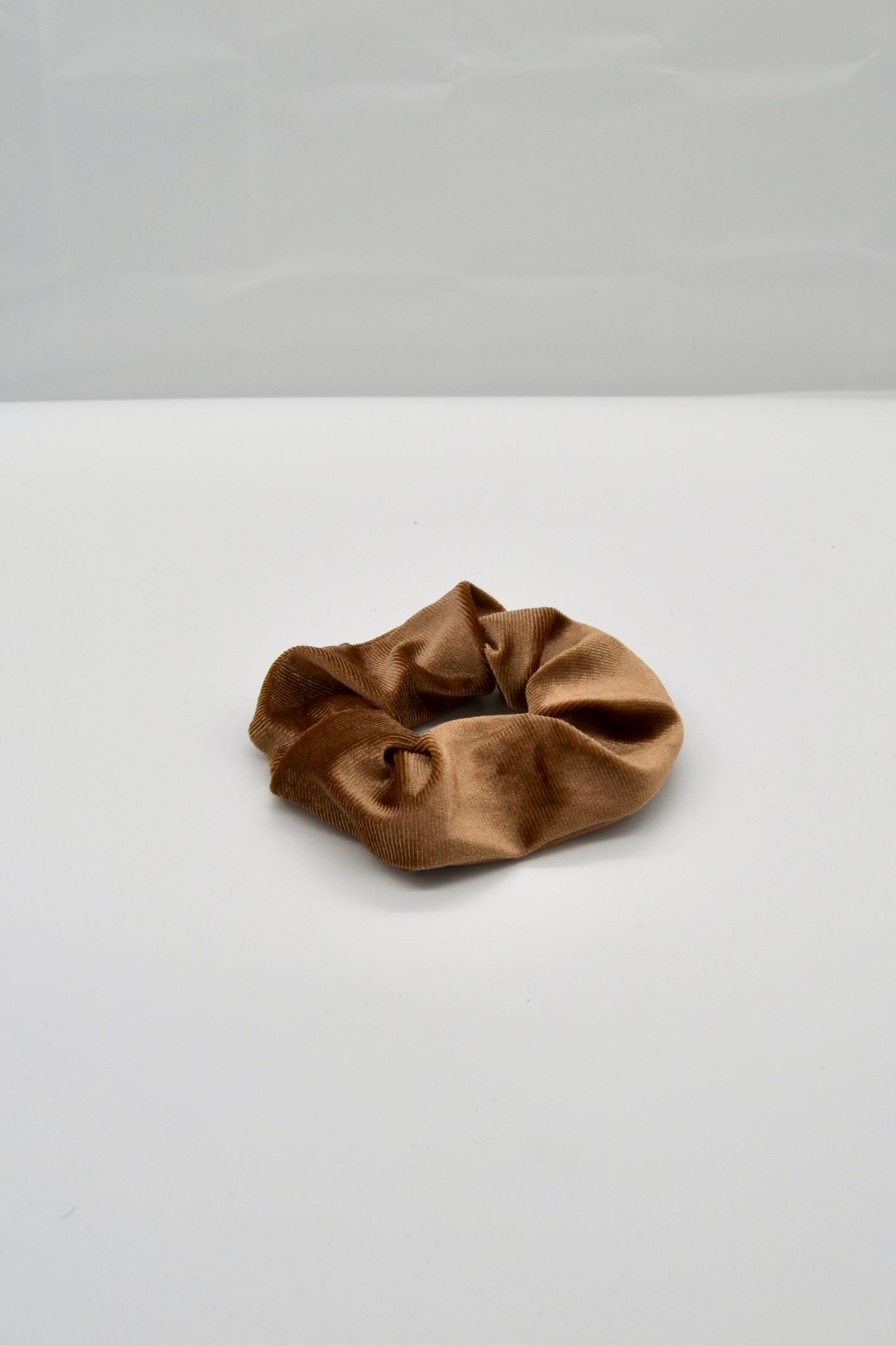 Samt Scrunchie - Hazelnut