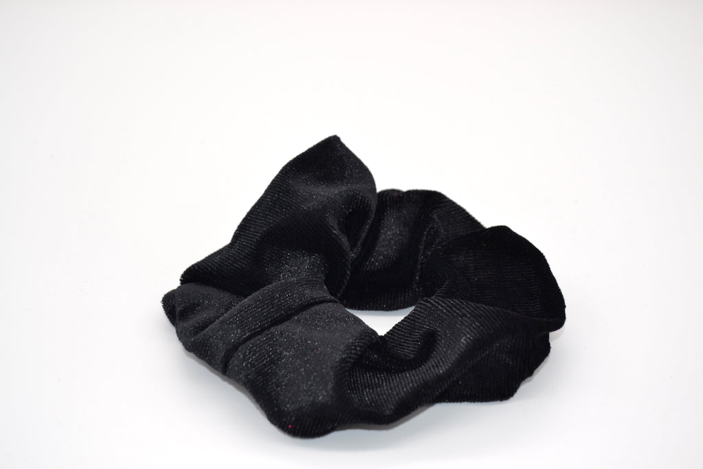 Samt Scrunchie - Black