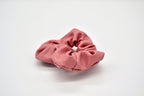 Vegan Leather Scrunchie - Soft Rose