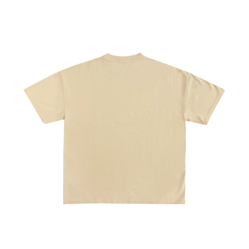 HEAVY OVERSIZE TEE - Beige