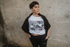 Cropped Crewneck - Black