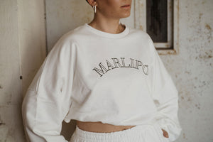 Cropped Crewneck - Off-White