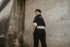 Cropped Crewneck - Black