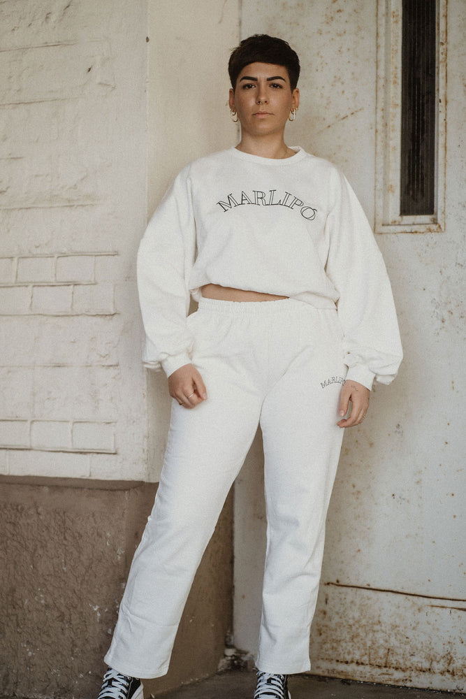 Cropped Crewneck - Off-White